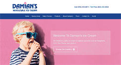 Desktop Screenshot of damiansicecream.com