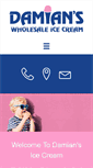 Mobile Screenshot of damiansicecream.com